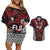 Custom Flying Fijians Rugby 2024 Pacific Couples Matching Off Shoulder Short Dress and Hawaiian Shirt Go Fiji