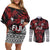 Custom Flying Fijians Rugby 2024 Pacific Couples Matching Off Shoulder Short Dress and Long Sleeve Button Shirt Go Fiji