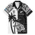 Custom New Zealand And Fiji Rugby 2024 Family Matching Off Shoulder Maxi Dress and Hawaiian Shirt Maori Kiwi With Fijian Palm Tree