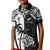 Custom New Zealand And Fiji Rugby 2024 Kid Polo Shirt Maori Kiwi With Fijian Palm Tree