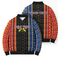 Personalised Philippines Filipinos Bomber Puffer Jacket Igorot Tribal Inspiration Pattern Style