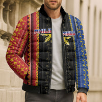 Personalised Philippines Filipinos Bomber Puffer Jacket Igorot Tribal Inspiration Pattern Style