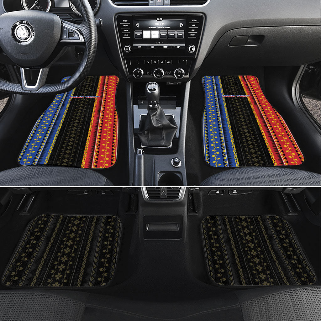 Personalised Philippines Filipinos Car Mats Igorot Tribal Inspiration Pattern Style