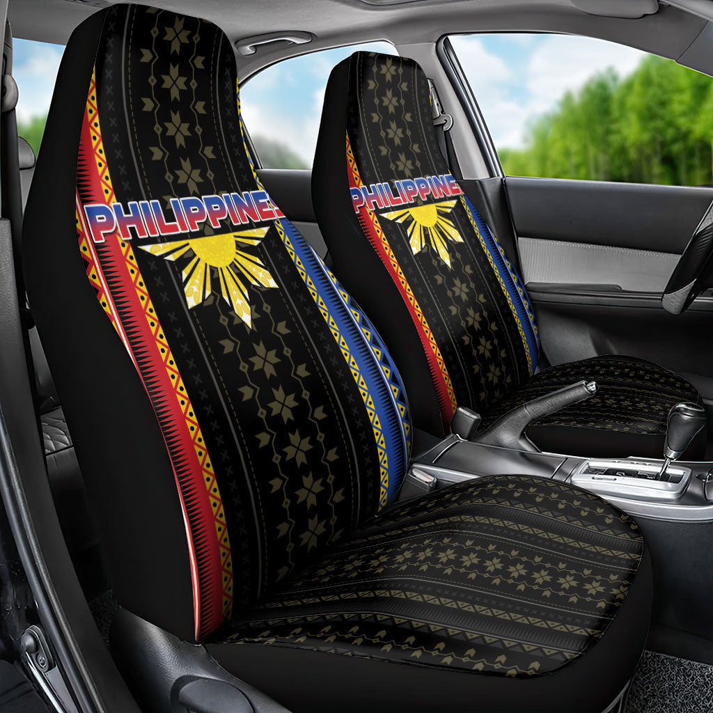 Philippines Filipinos Car Seat Cover Igorot Tribal Inspiration Pattern Style