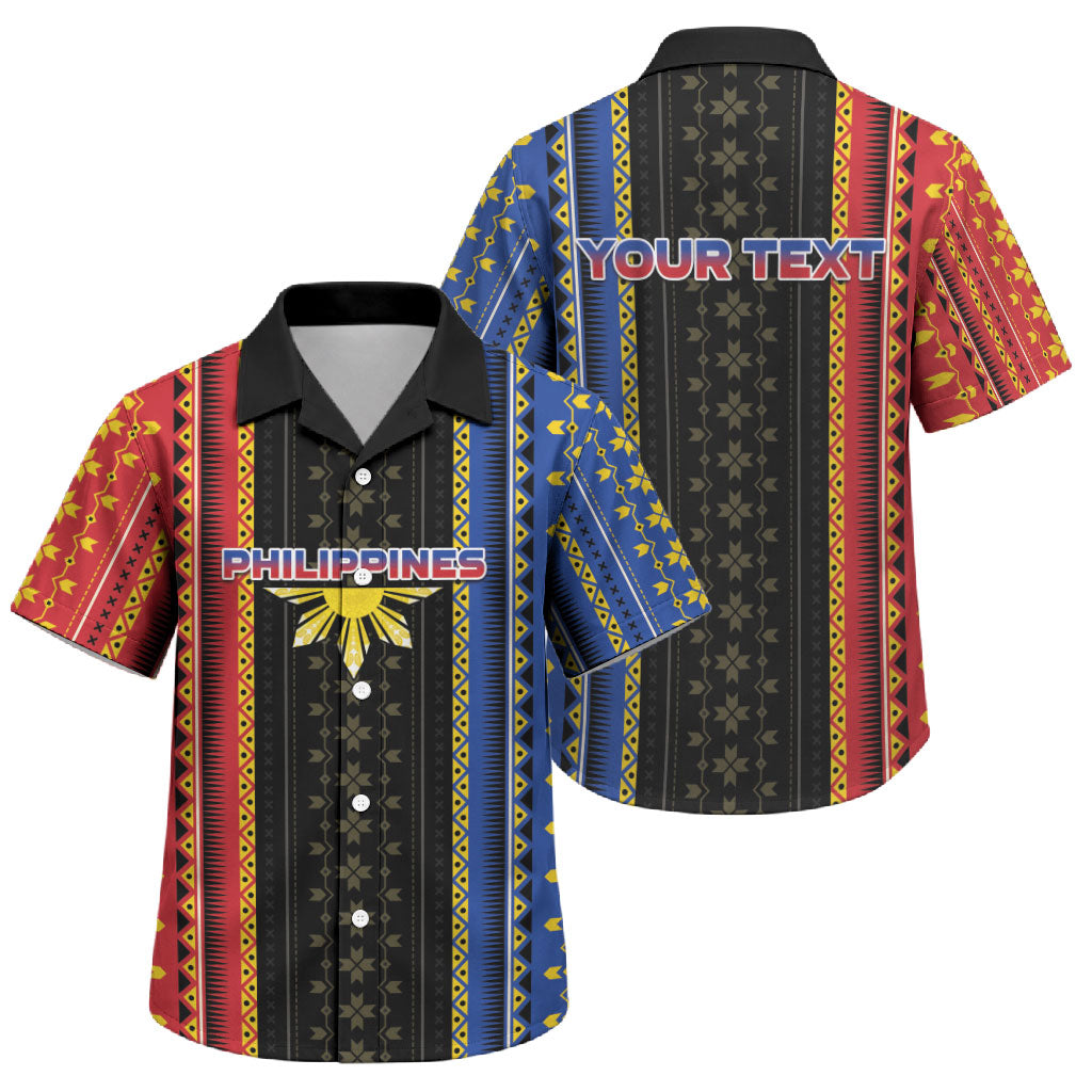 Personalised Philippines Filipinos Family Matching Mermaid Dress and Hawaiian Shirt Igorot Tribal Inspiration Pattern Style