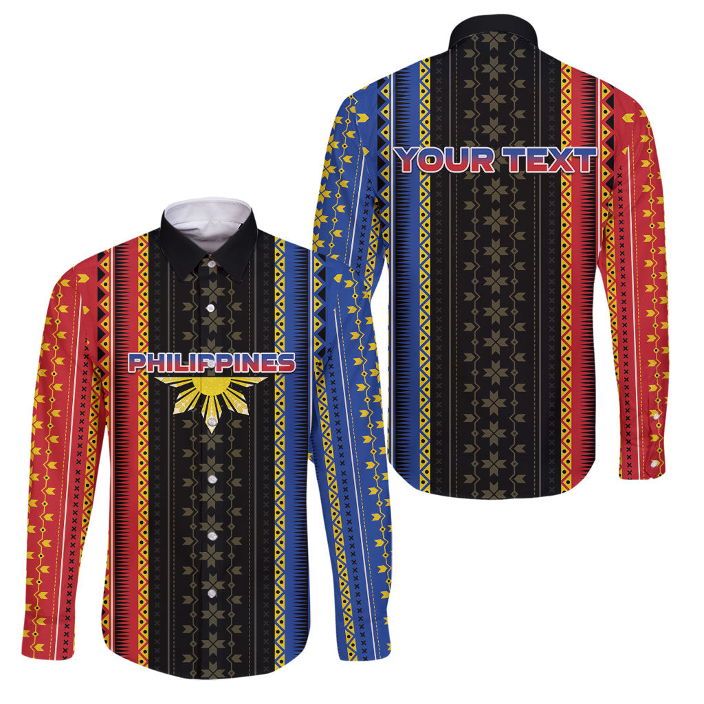 Personalised Philippines Filipinos Family Matching Puletasi and Hawaiian Shirt Igorot Tribal Inspiration Pattern Style