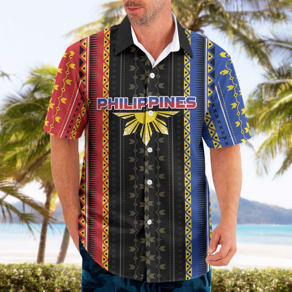 Personalised Philippines Filipinos Hawaiian Shirt Igorot Tribal Inspiration Pattern Style
