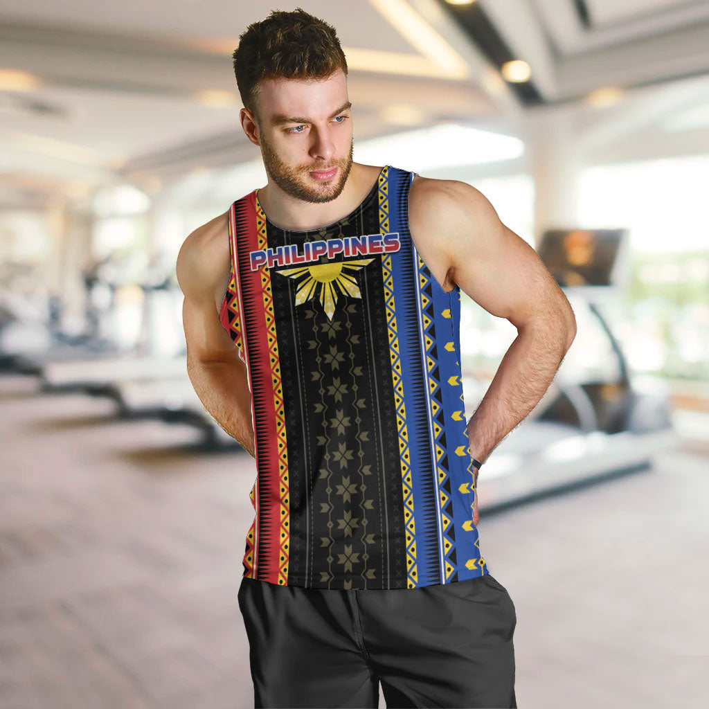 Personalised Philippines Filipinos Men Tank Top Igorot Tribal Inspiration Pattern Style