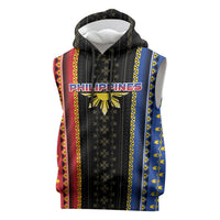Personalised Philippines Filipinos Sleeveless Hoodie Igorot Tribal Inspiration Pattern Style
