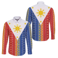 Philippines Sun Family Matching Off Shoulder Maxi Dress and Hawaiian Shirt Igorot Tribal Inspiration