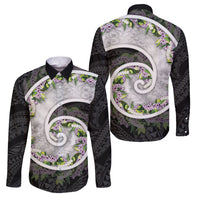 Piko Hawaii Family Matching Mermaid Dress and Hawaiian Shirt Polynesian Pattern With Maile Pikake Honohono Lei