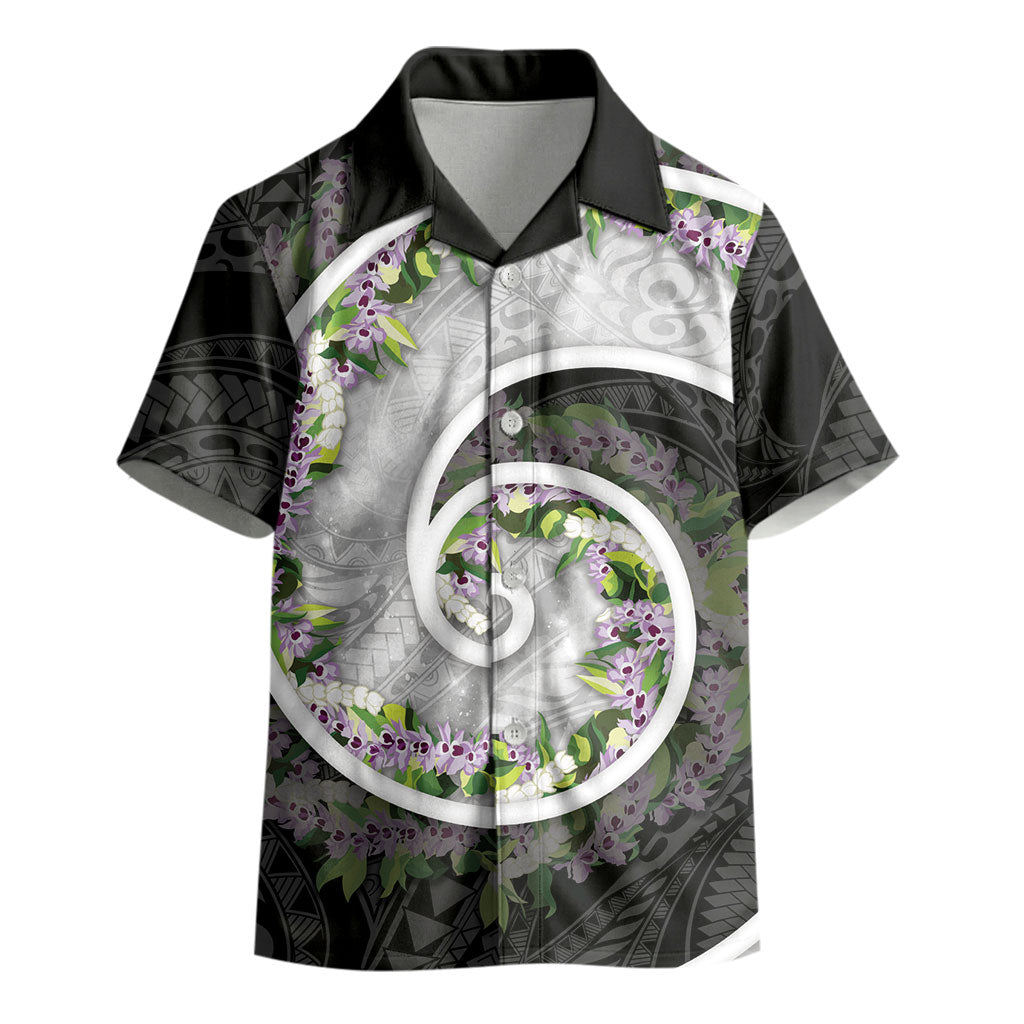 Piko Hawaii Kid Hawaiian Shirt Polynesian Pattern With Maile Pikake Honohono Lei