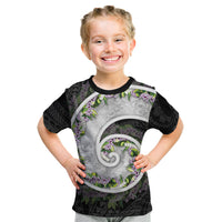 Piko Hawaii Kid T Shirt Polynesian Pattern With Maile Pikake Honohono Lei