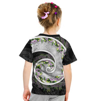 Piko Hawaii Kid T Shirt Polynesian Pattern With Maile Pikake Honohono Lei