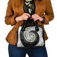 Piko Hawaii Shoulder Handbag Polynesian Pattern With Maile Pikake Honohono Lei