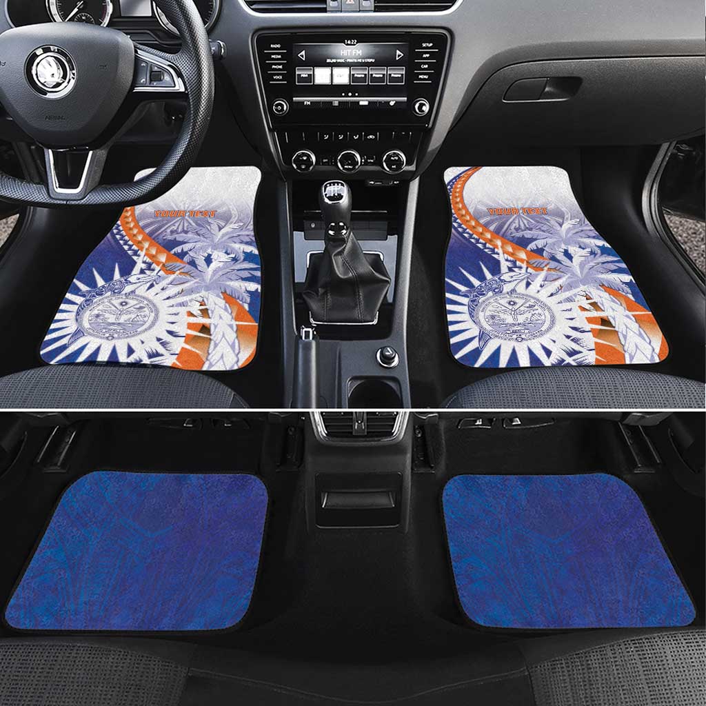 Marshall Islands Manit Day Car Mats Polynesian Tribal Tattoo Tropical Style