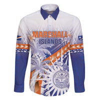 Personalised Marshall Islands Manit Day Family Matching Mermaid Dress and Hawaiian Shirt Polynesian Tribal Tattoo Tropical Style