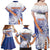 Personalised Marshall Islands Manit Day Family Matching Off Shoulder Maxi Dress and Hawaiian Shirt Polynesian Tribal Tattoo Tropical Style