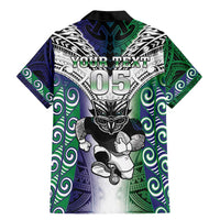 Custom New Zealand Warrior Family Matching Mermaid Dress and Hawaiian Shirt Maori Tribal Pattern LT05 - Polynesian Pride