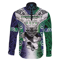 Custom New Zealand Warrior Family Matching Puletasi and Hawaiian Shirt Maori Tribal Pattern LT05 - Polynesian Pride