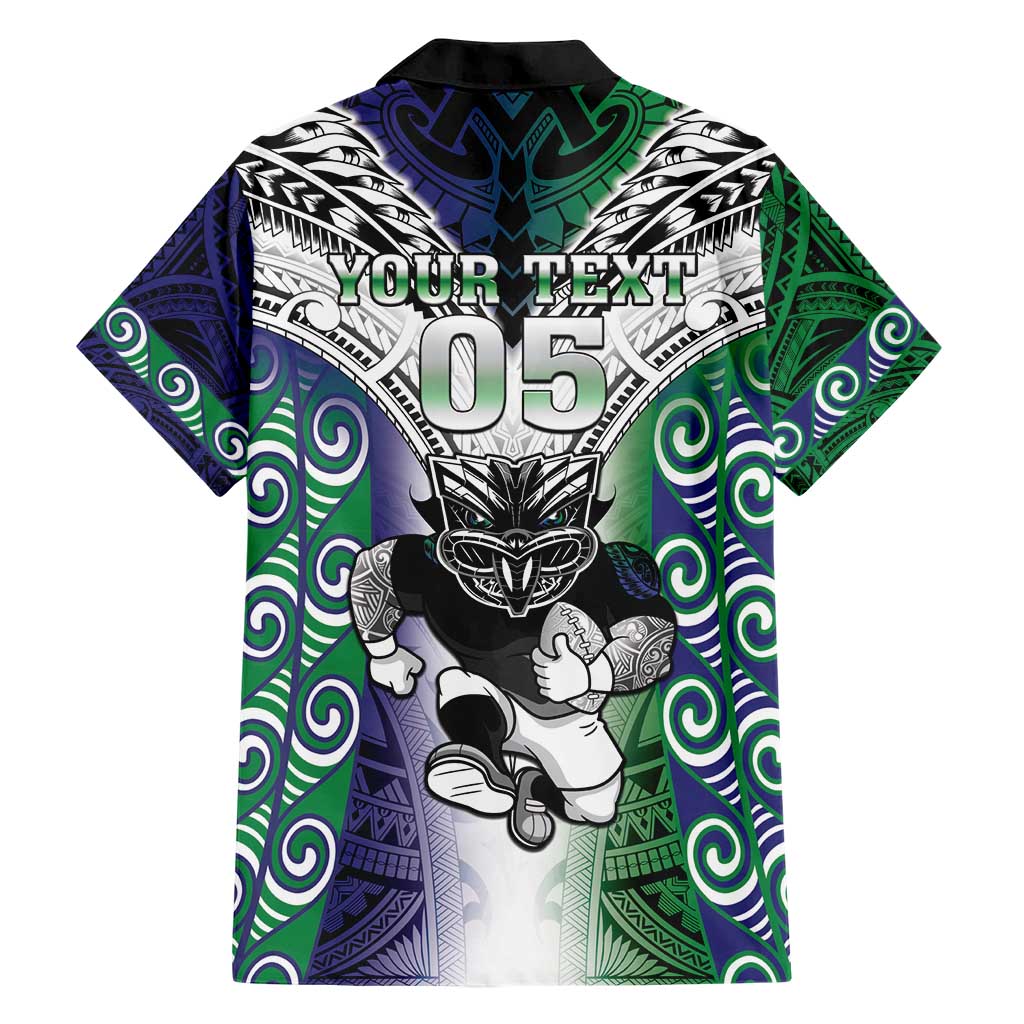 Custom New Zealand Warrior Hawaiian Shirt Maori Tribal Pattern LT05 - Polynesian Pride