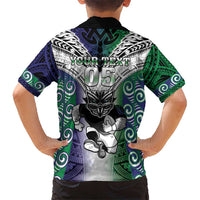 Custom New Zealand Warrior Hawaiian Shirt Maori Tribal Pattern LT05 - Polynesian Pride