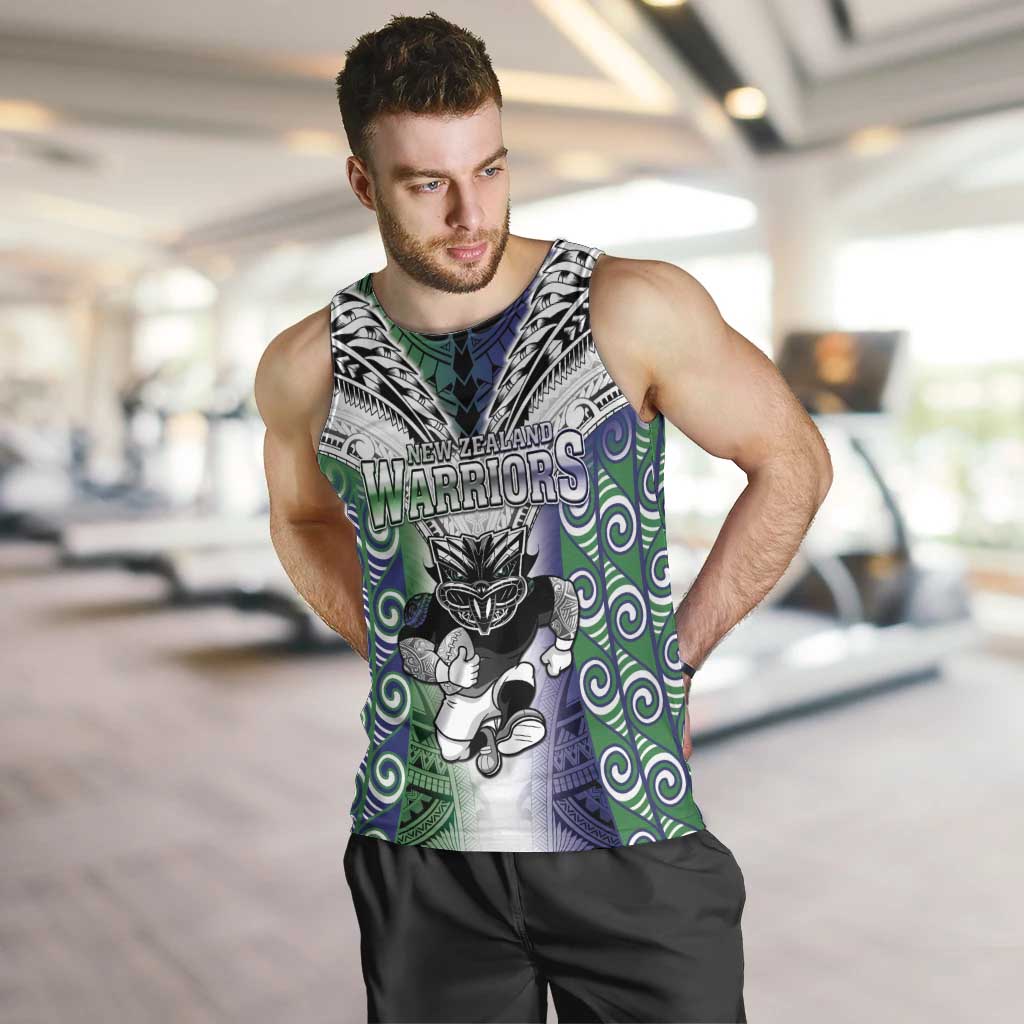 Custom New Zealand Warrior Men Tank Top Maori Tribal Pattern