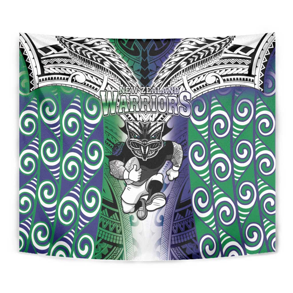 New Zealand Warrior Tapestry Maori Tribal Pattern