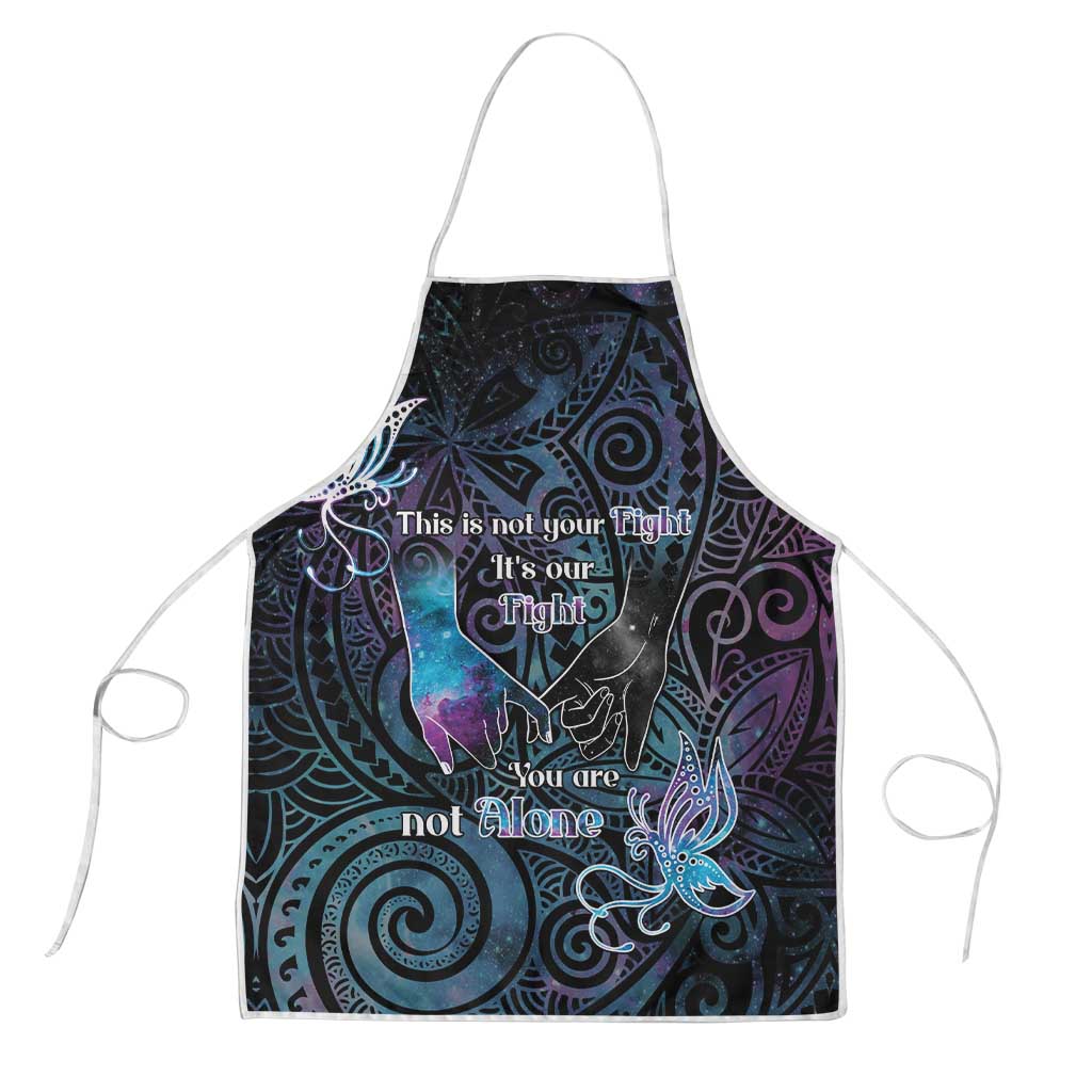 Suicide Awareness Apron You Are Not Alone - Polynesian Pride