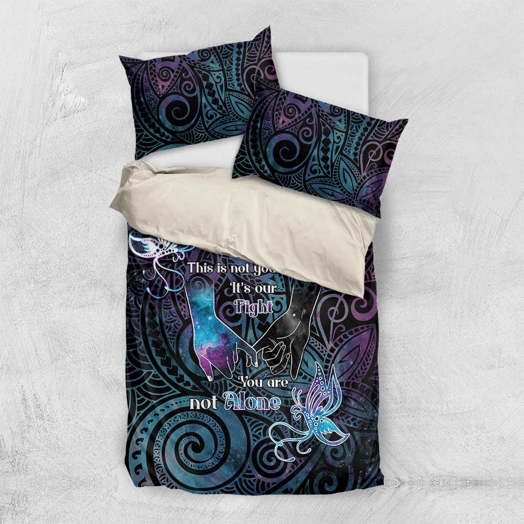 Suicide Awareness Bedding Set You Are Not Alone - Polynesian Pride
