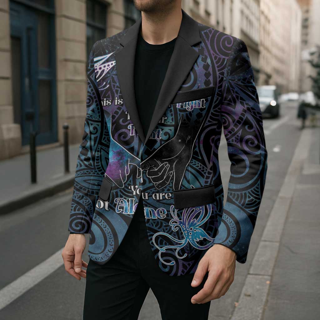 Suicide Awareness Blazer You Are Not Alone - Polynesian Pride