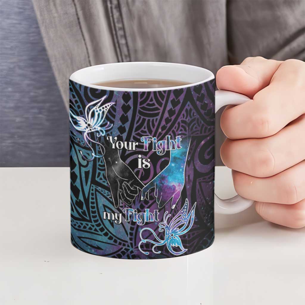 Suicide Awareness Ceramic Mug You Are Not Alone - Polynesian Pride