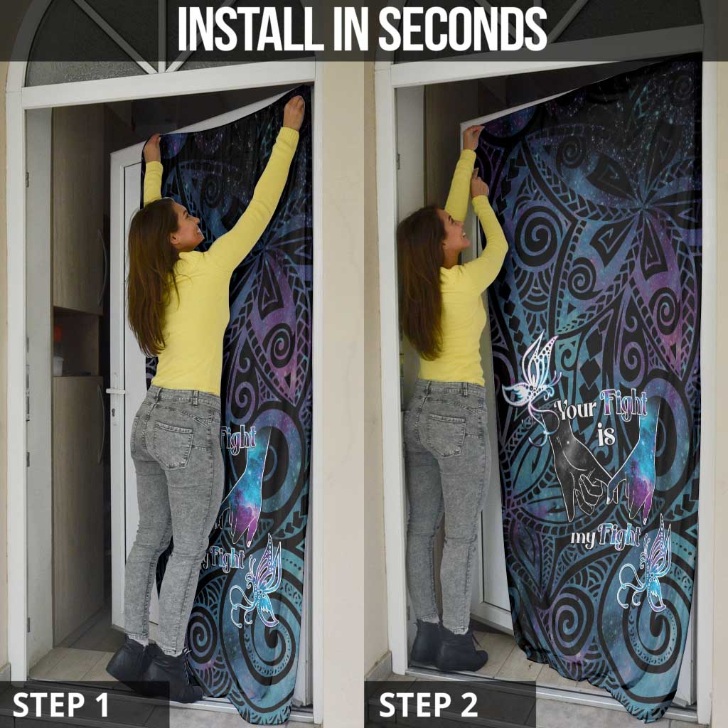 Suicide Awareness Door Cover You Are Not Alone - Polynesian Pride