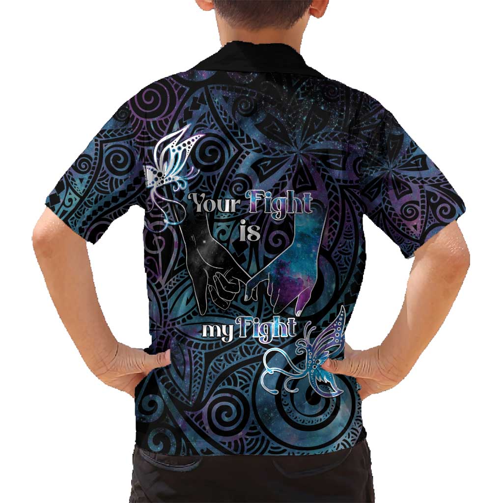 Suicide Awareness Family Matching Puletasi and Hawaiian Shirt You Are Not Alone - Polynesian Pride