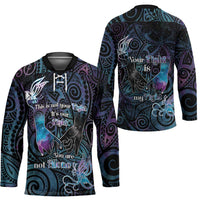 Suicide Awareness Hockey Jersey You Are Not Alone - Polynesian Pride