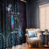 Suicide Awareness Window Curtain You Are Not Alone - Polynesian Pride