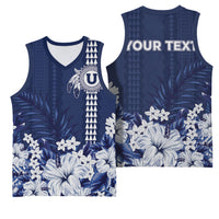 Personalized Utah State Basketball Jersey Polynesian Style LT05 - Polynesian Pride