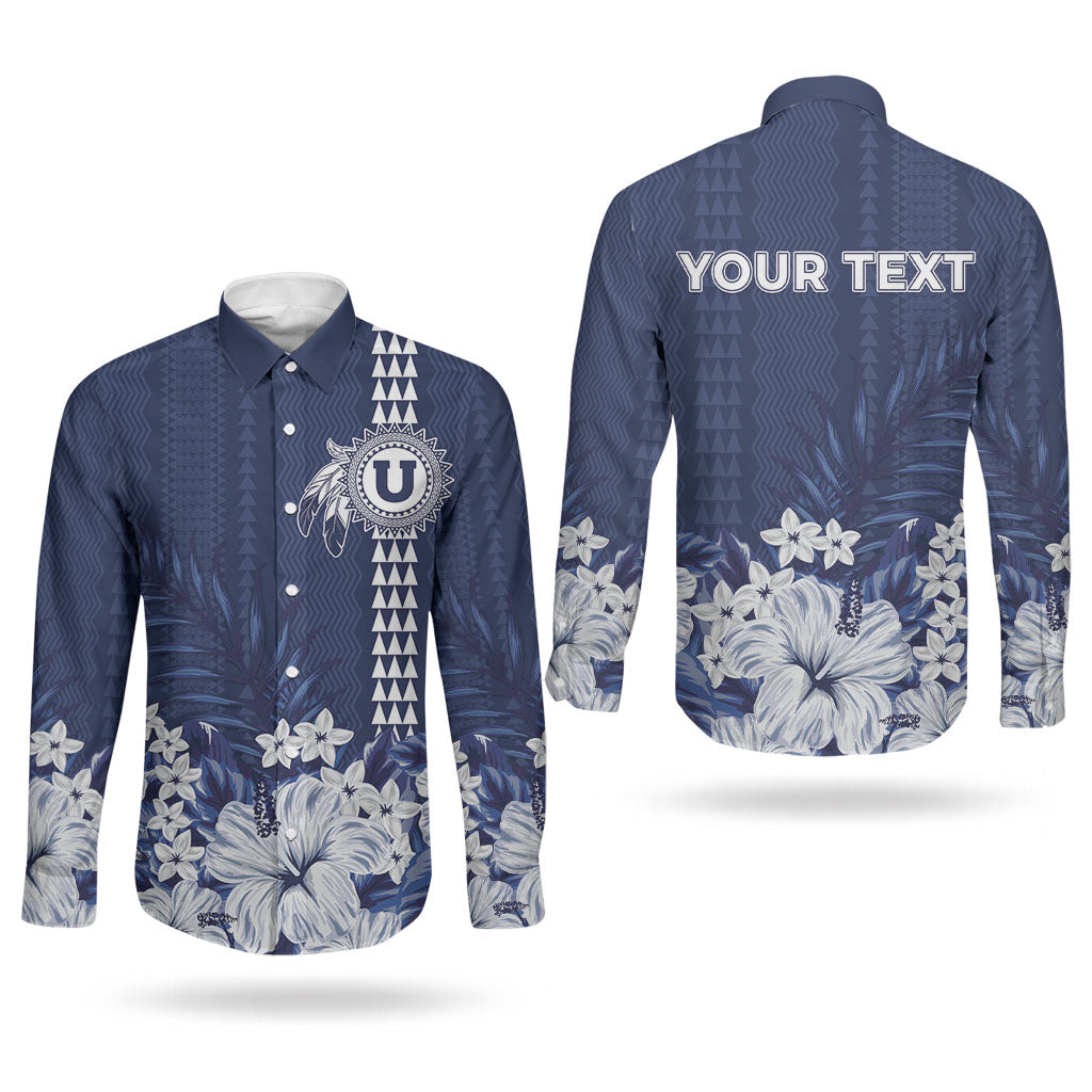 Personalized Utah State Couples Matching Mermaid Dress and Long Sleeve Button Shirt Polynesian Style LT05 - Polynesian Pride