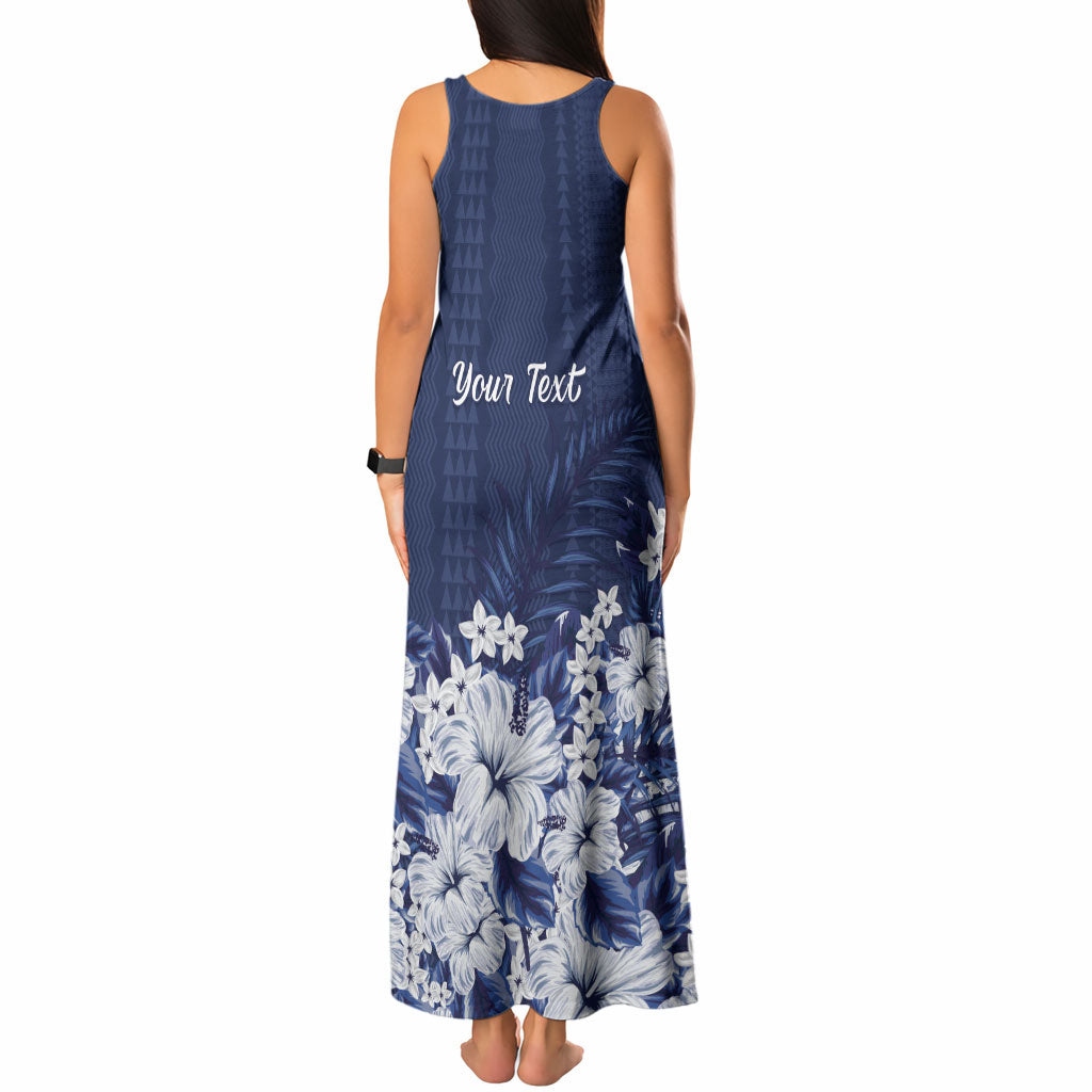Personalized Utah State Tank Maxi Dress Polynesian Style LT05 - Polynesian Pride