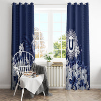 Utah State Window Curtain Polynesian Style LT05 - Polynesian Pride