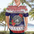 American Samoa Christmas Hawaiian Shirt Poinsettia La Maunia Le Kilisimasi