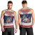 American Samoa Christmas Men Tank Top Poinsettia La Maunia Le Kilisimasi