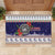 American Samoa Christmas Rubber Doormat Poinsettia La Maunia Le Kilisimasi