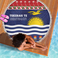Kiribati Christmas Beach Blanket Coat Of Arms Tekeraoi Te Kiritimati LT05 - Polynesian Pride