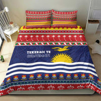 Kiribati Christmas Bedding Set Coat Of Arms Tekeraoi Te Kiritimati LT05 - Polynesian Pride