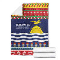 Kiribati Christmas Blanket Coat Of Arms Tekeraoi Te Kiritimati LT05 - Polynesian Pride