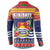 Kiribati Christmas Button Sweatshirt Coat Of Arms Tekeraoi Te Kiritimati