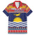 Kiribati Christmas Family Matching Puletasi and Hawaiian Shirt Coat Of Arms Tekeraoi Te Kiritimati