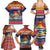 Kiribati Christmas Family Matching Summer Maxi Dress and Hawaiian Shirt Coat Of Arms Tekeraoi Te Kiritimati