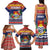 Kiribati Christmas Family Matching Tank Maxi Dress and Hawaiian Shirt Coat Of Arms Tekeraoi Te Kiritimati